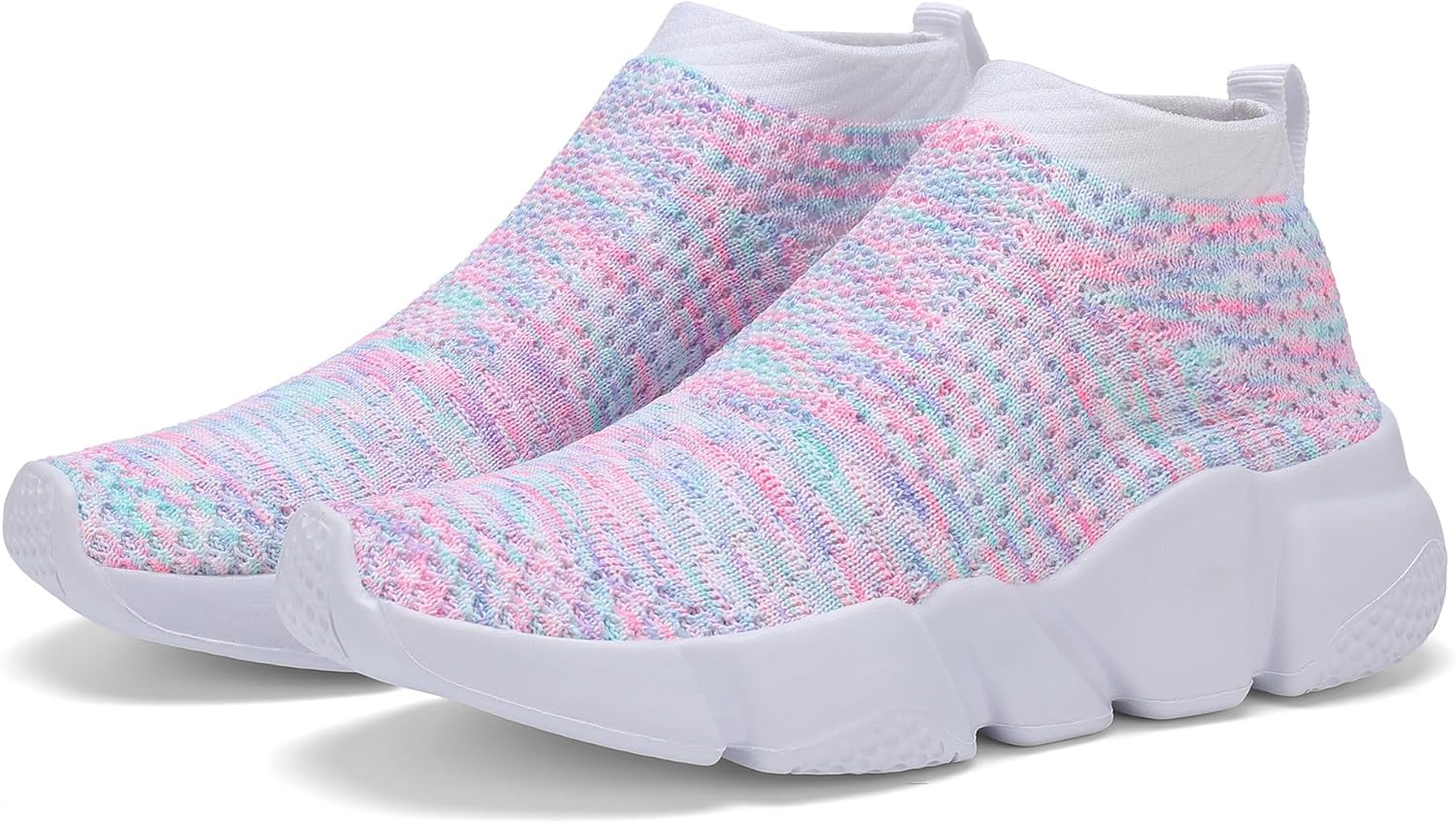 Santiro Boys Shoes Girls Sock Shoes Breathable Knit Slip On Shoes 11.5 Little Kid Mixed Color image 5 of 6 B0F53YC2Q7