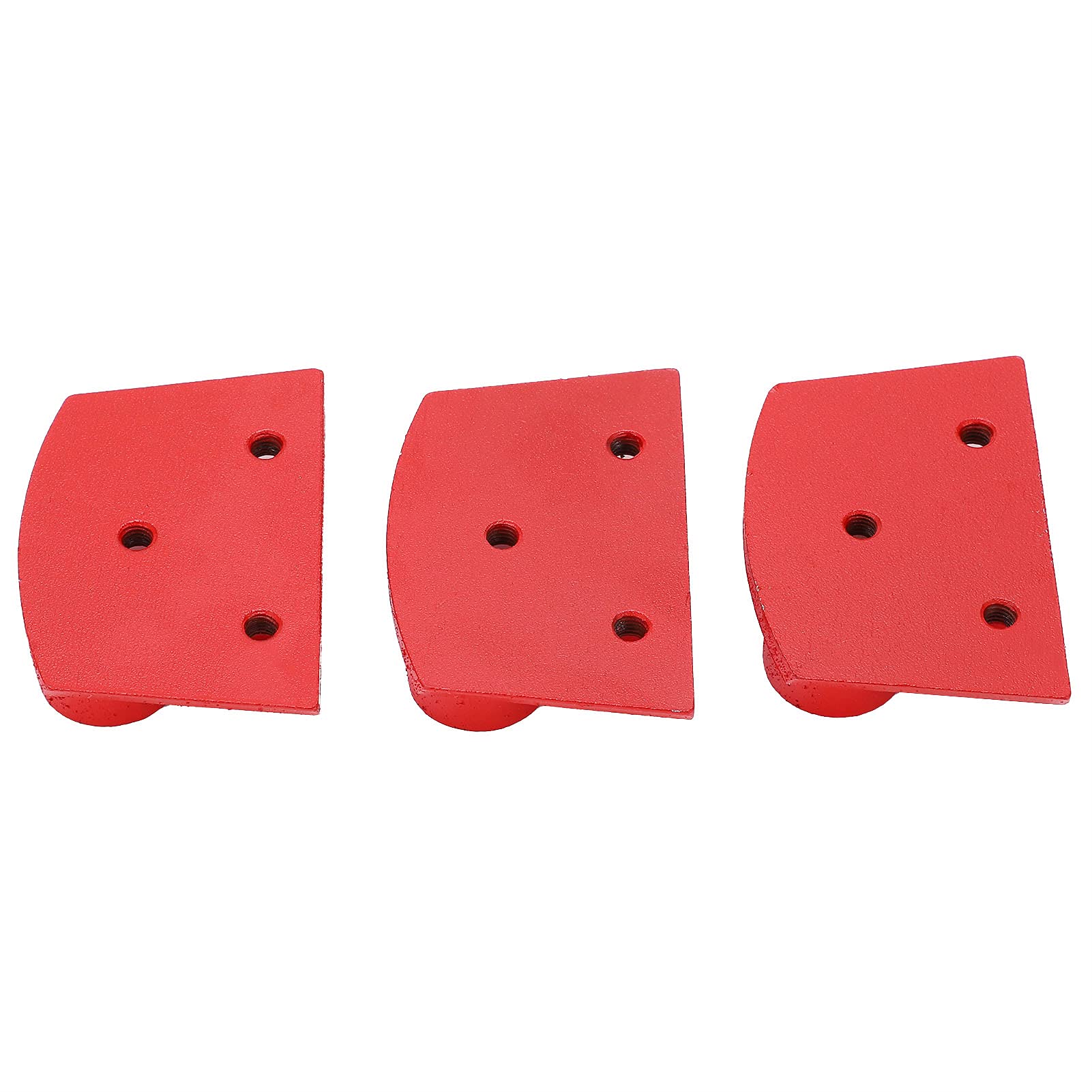 Almohadillas de molienda de diamante, paquete de 3 trapezoidales de grano 30#, 2 dientes cilíndricos, almohadillas de lijado de diamante, herramientas de hardware para pulido de hormigón de suelo,