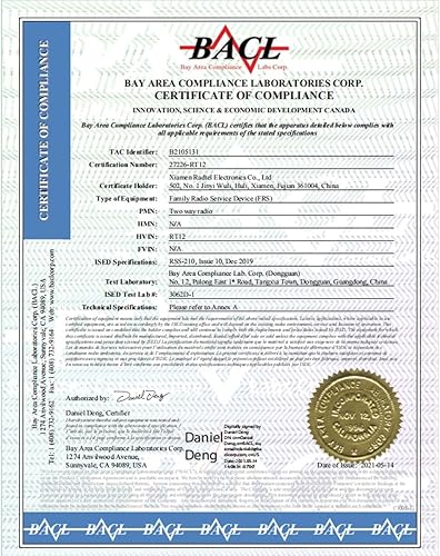 Miniatura 9 de Radtel RT12 Walkie Talkies para adultos recargable, paquete de 2 unidades, radio bidireccional FRS de mano de largo alcance de 16 canales, manos