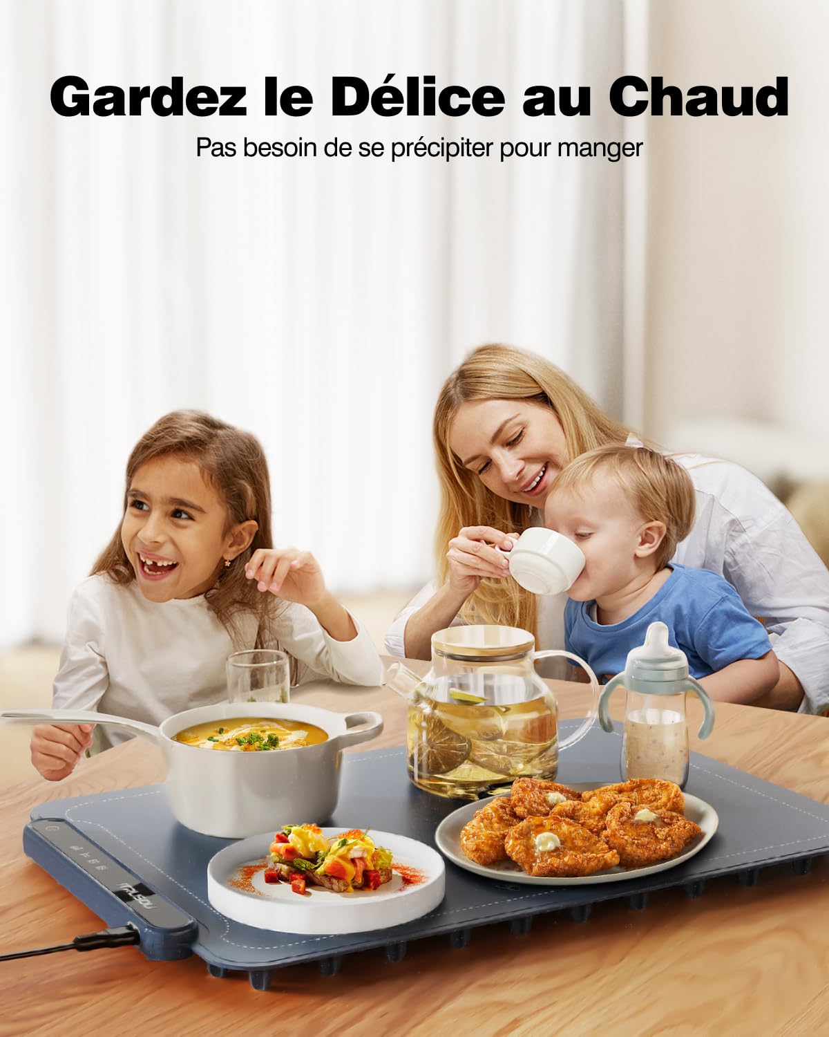 SOARS Chauffe Plat Electrique, Plaque Chauffante Electrique