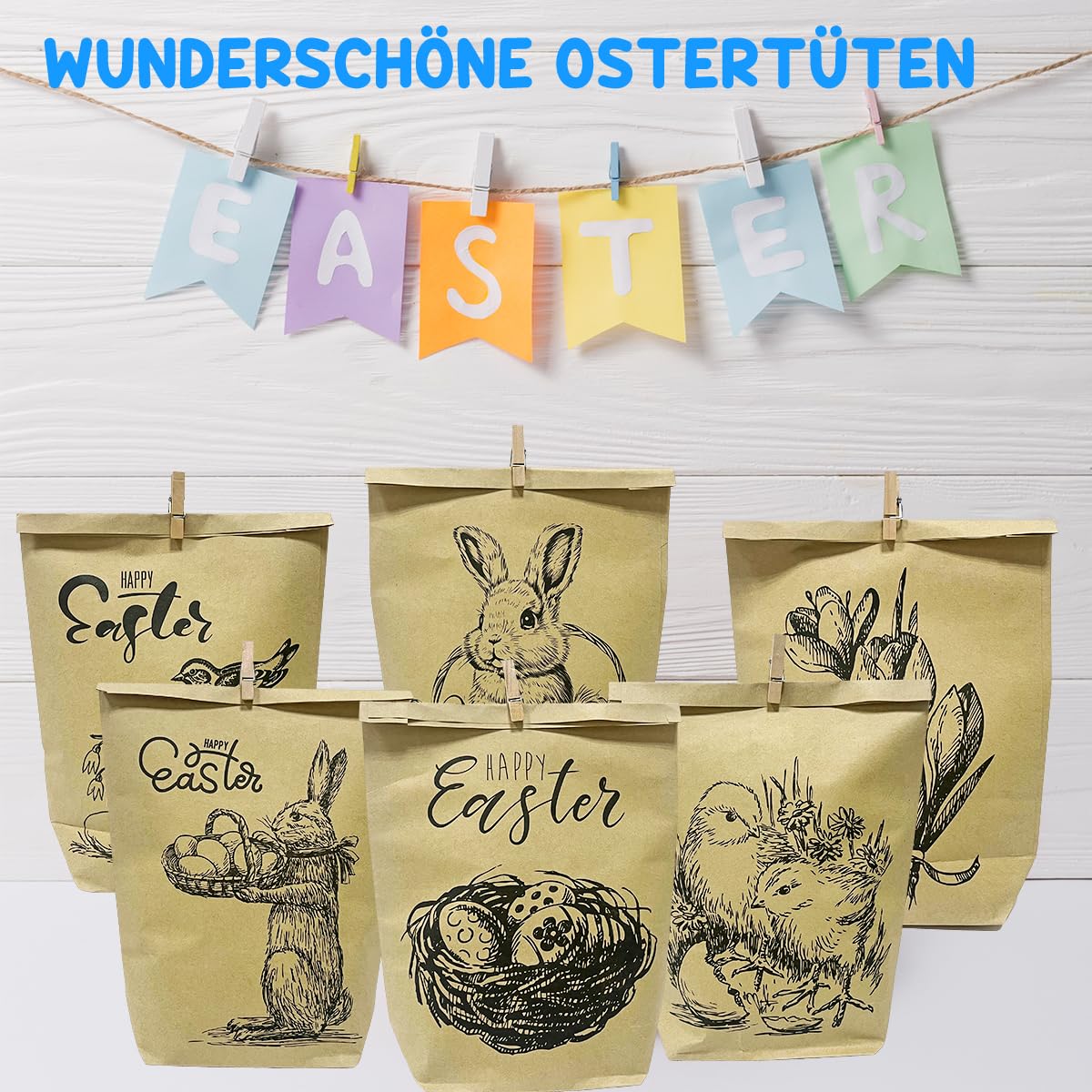 O-Kinee Paasmandje, doe-het-zelf paasnest, paasmandjes
