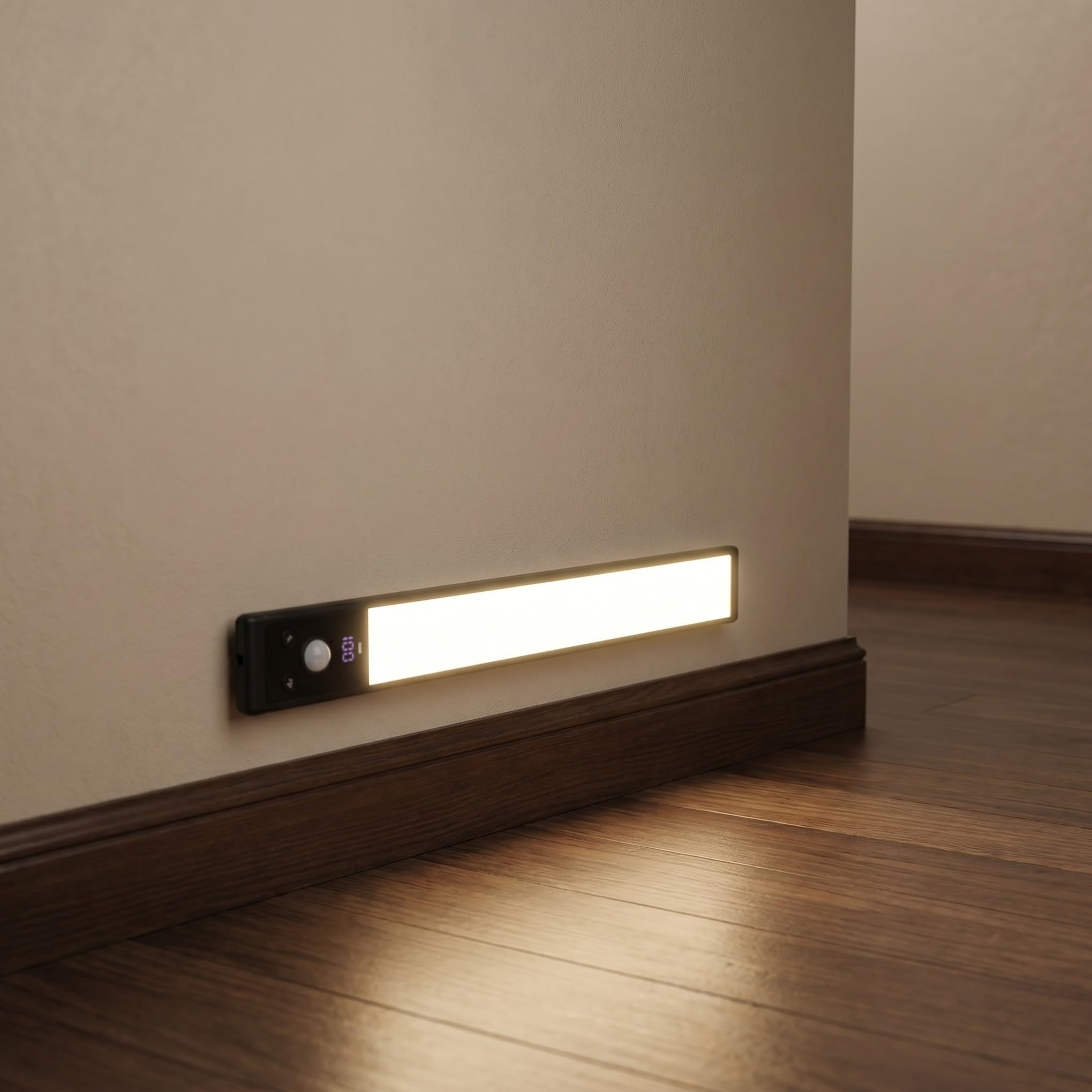 4piezas Luces Led Sensor De Movimiento Luces Bajo Gabinete Cocina Alta Intensidad Para Pasillos y Escaleras