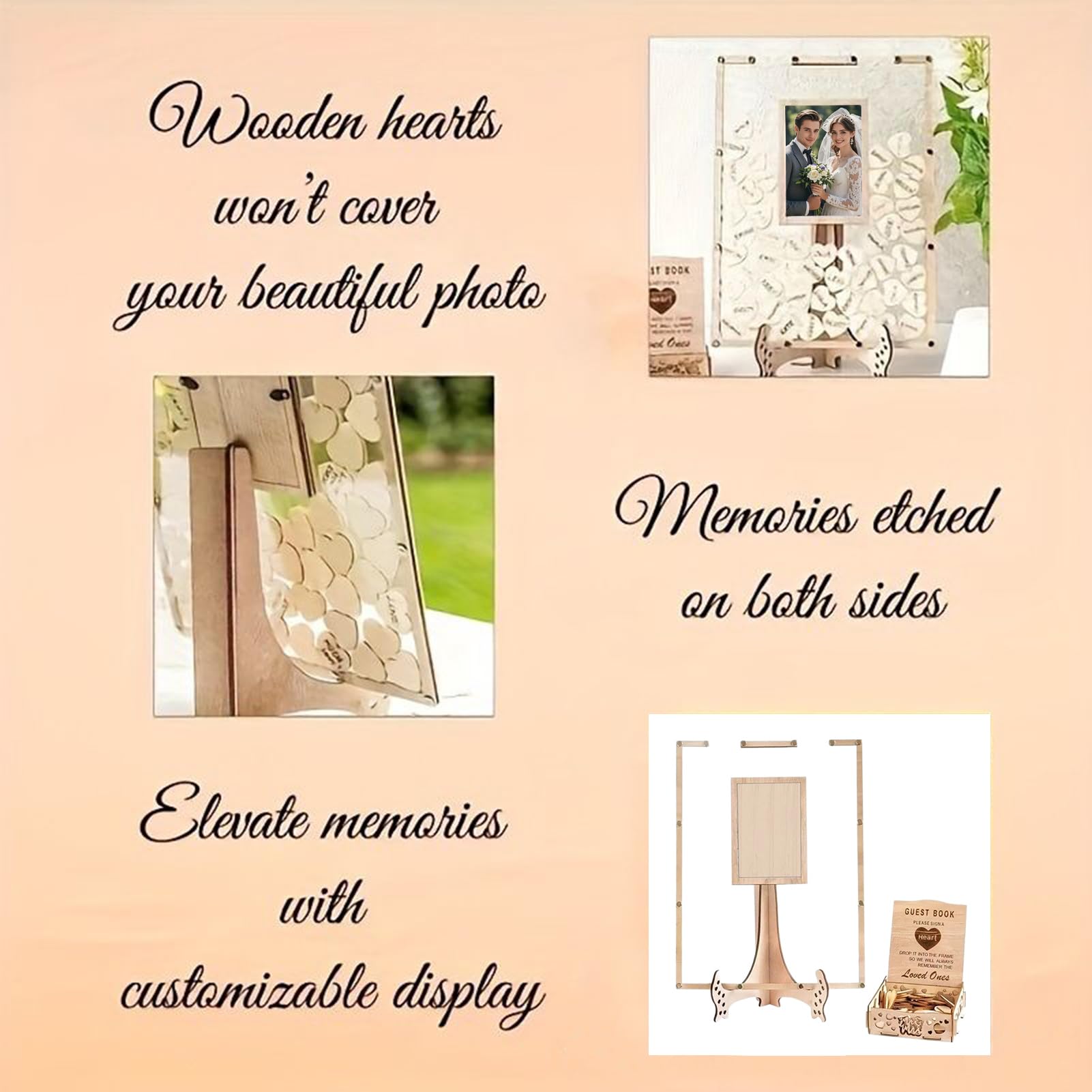 Cornici da parete: foto decorative. Il design in legno resistente e facile da montare migliora l'arredamento della casa per soggiorno, camera da e pareti 'ufficio sui ricordi di famiglia e