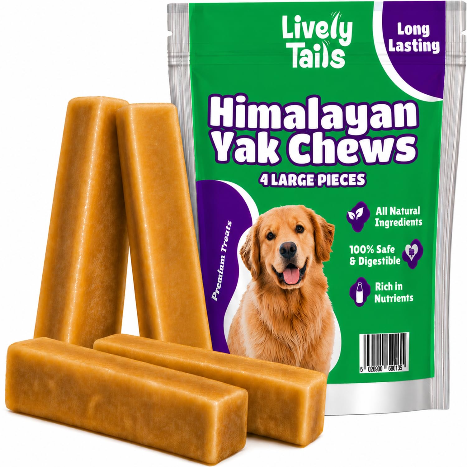 Lively Tails Healthy Yak Cheese Himalayan Chew