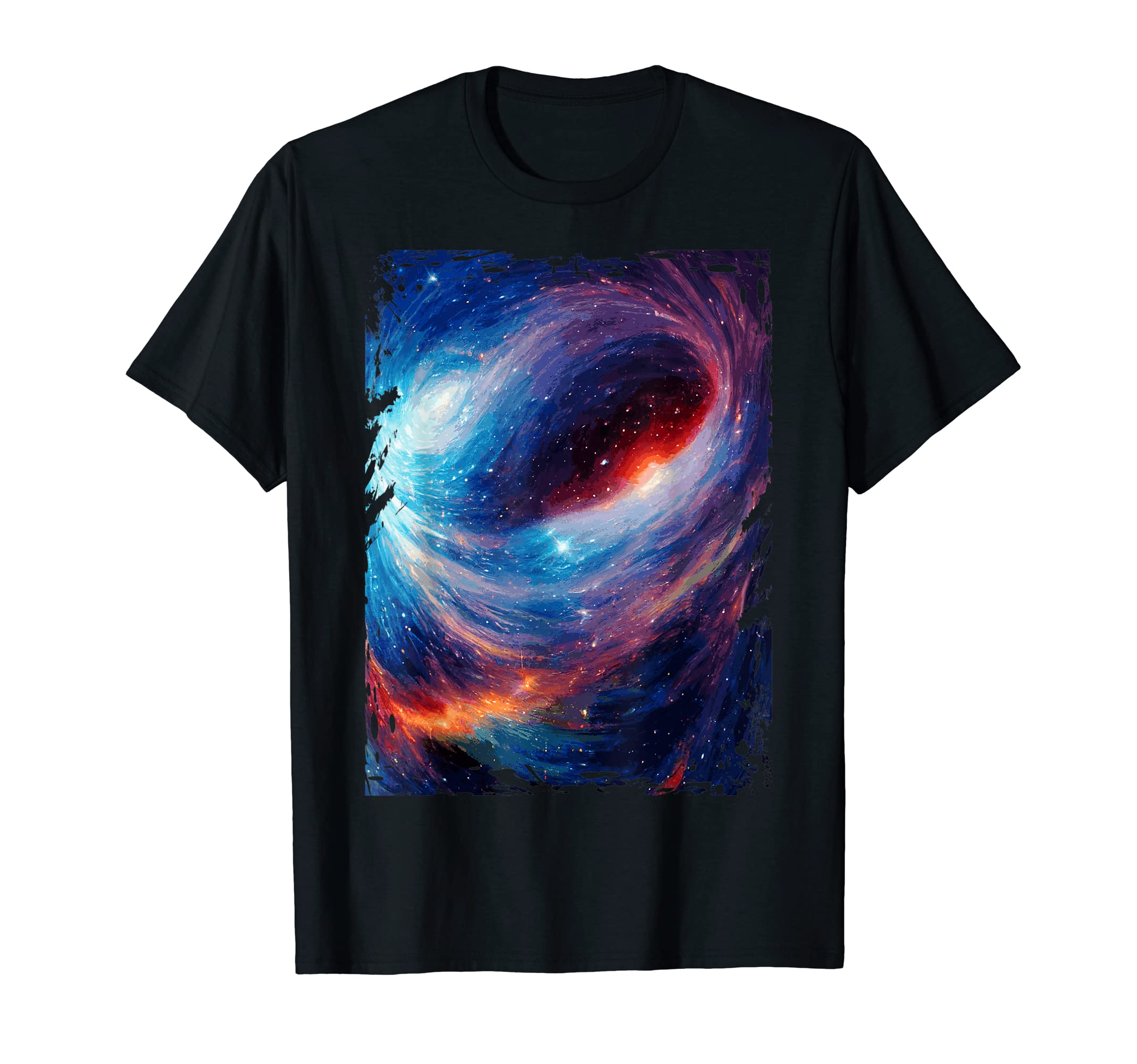 Space Nebula Cosmos Astronomy Cosmic ArtBlack Hole Space Galaxy Astronomy Cosmic Nebula Pattern T-Shirt