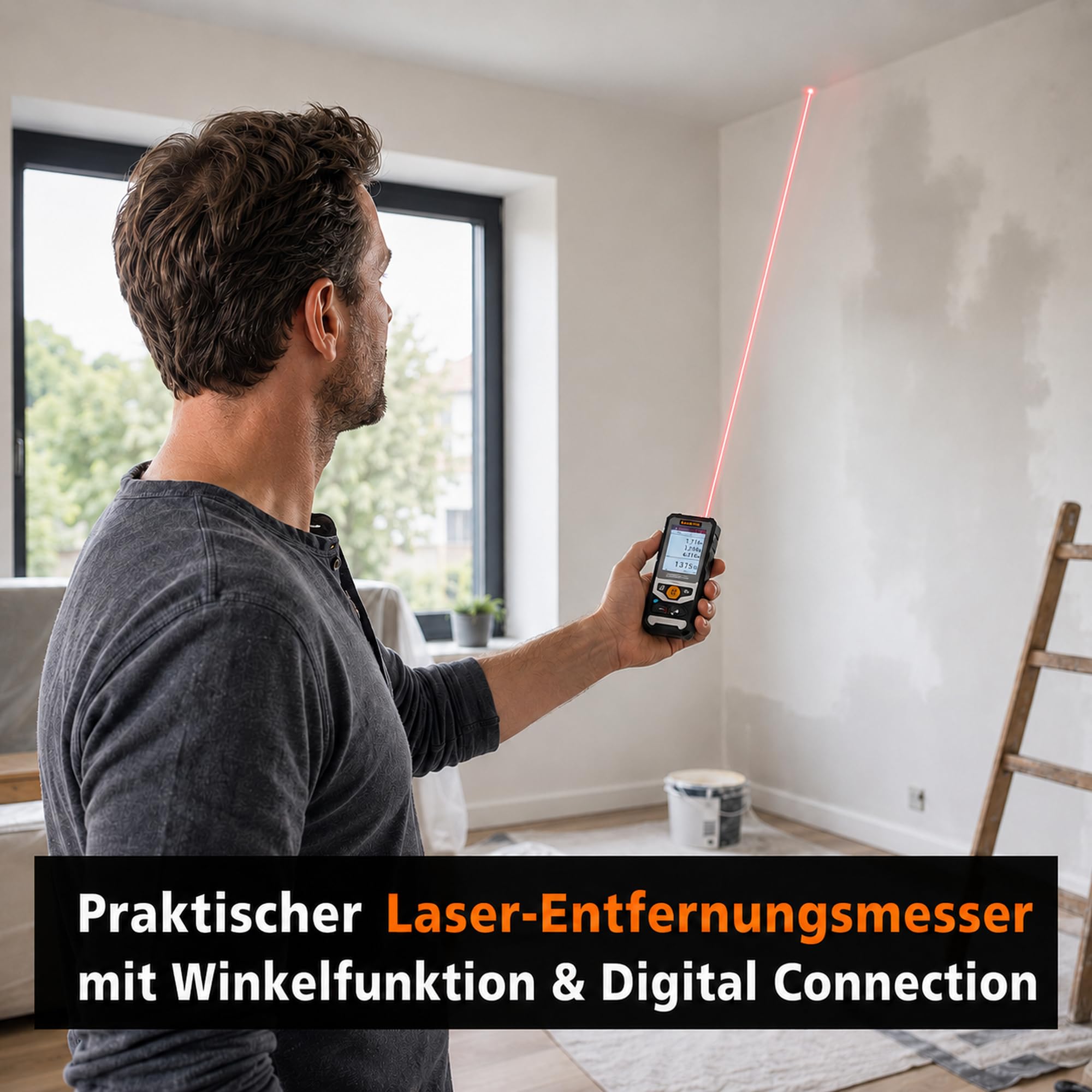 Laserliner Télémètre laser Lithium DistanceMaster Plus 80 EcoLine - Electroportatif et machine