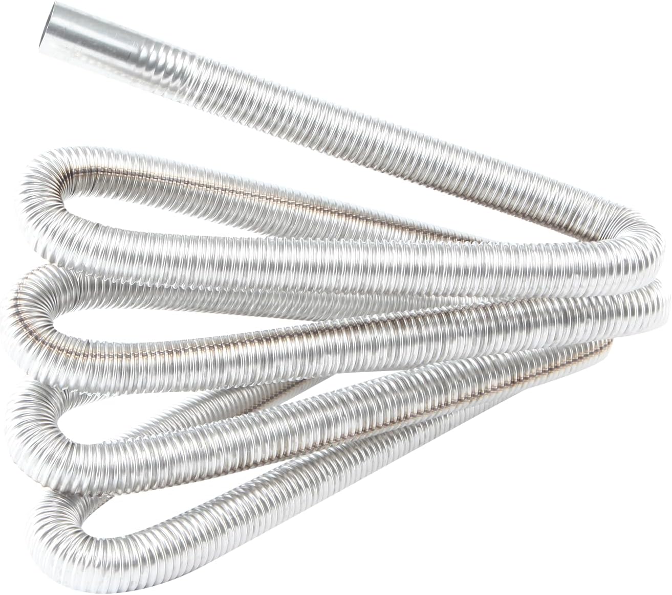 Diesel Heater Exhaust Pipe Flexible Exhaust Tubing Generator Flex Extension Pipe Stainless Steel 1"/2.5cm Inner Diameter (118INCH 300CM)