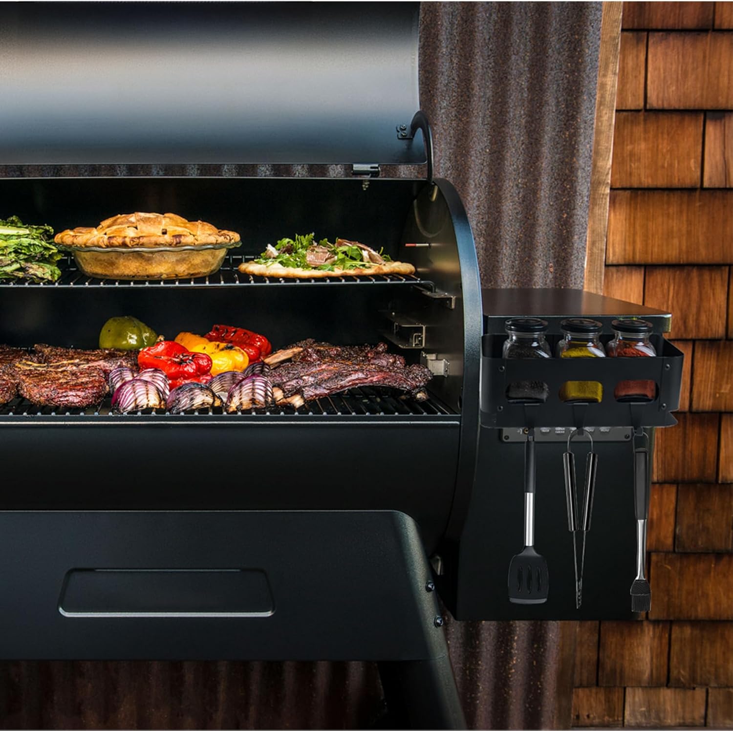 Storage Bin for Traeger Grills - Accessories for Pro 575, 780, Series 22, 34, Ironwood 650, 885, Century 22 34, Z-Grills, Pit Boss