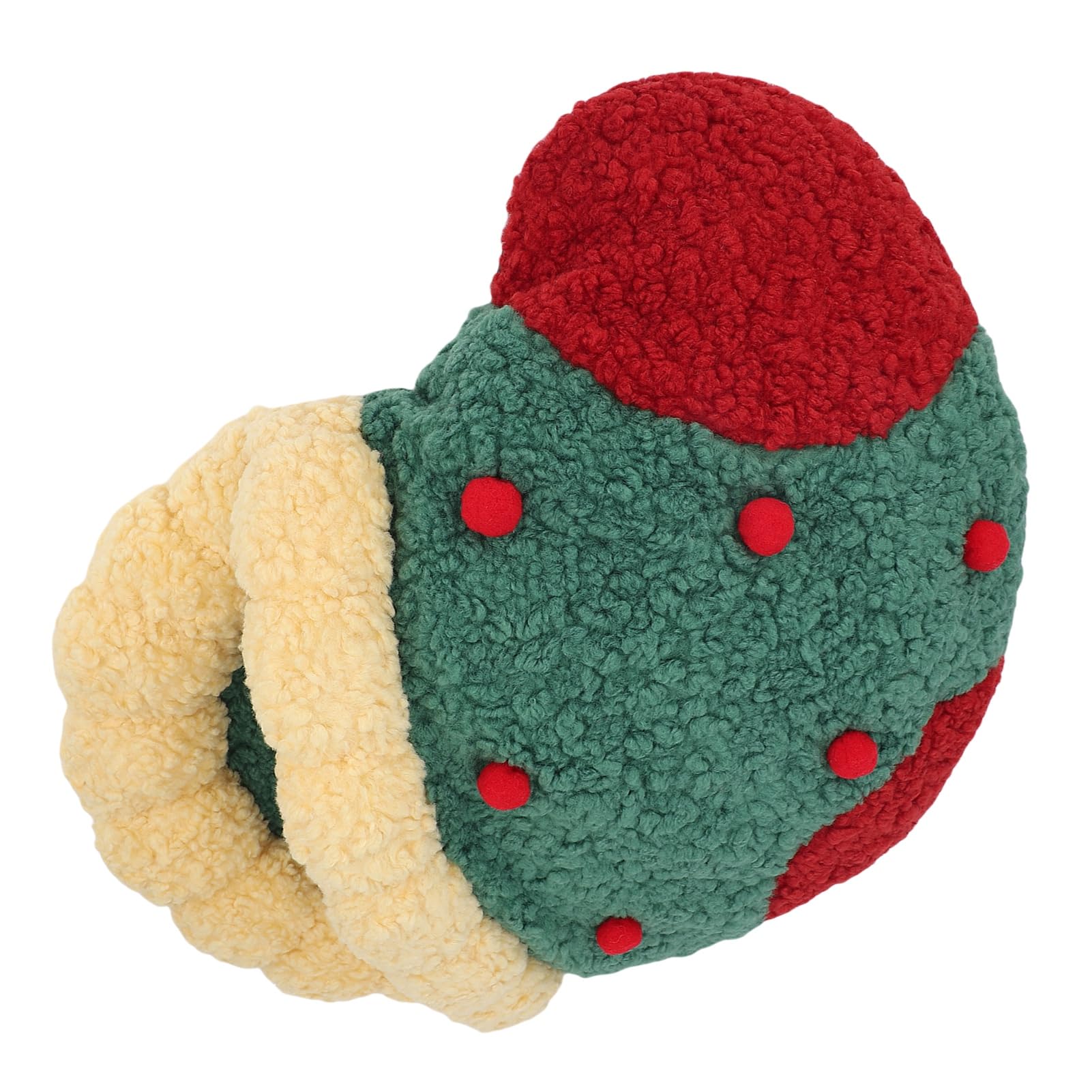 Greensen Legowisko dla Kota Zimowe Ciepłe Legowisko dla Zwierząt z Polarem Sherpa Częściowo Zamknięte 19,69 X 18,31 Cala Kotów Małe Psy Wewnątrz Xmas Użyj Miękkiego Legowiska do Spania