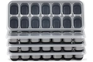 Silicone Ice Cube Tray with Removable Lid