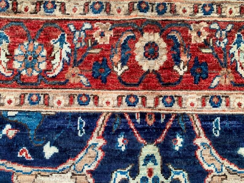 5 x 8 ft Afghan Handwoven Bokhara Wool Area Rug - (243 x 155 cm) Medallion Pattern for Elegant Home Décor