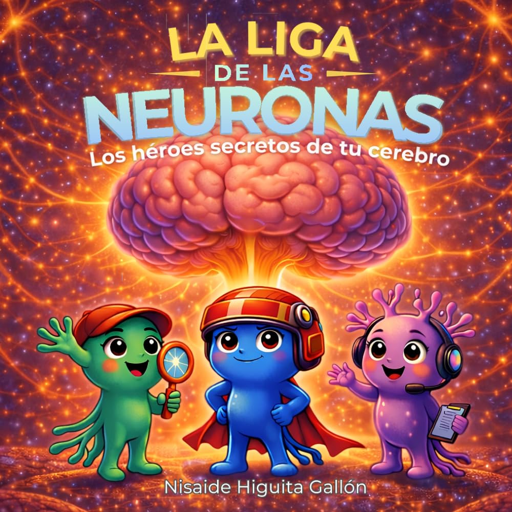 La liga de las neuronas: Los héroes secretos de tu cerebro: descubre cómo funcionan las neuronas de forma divertida
