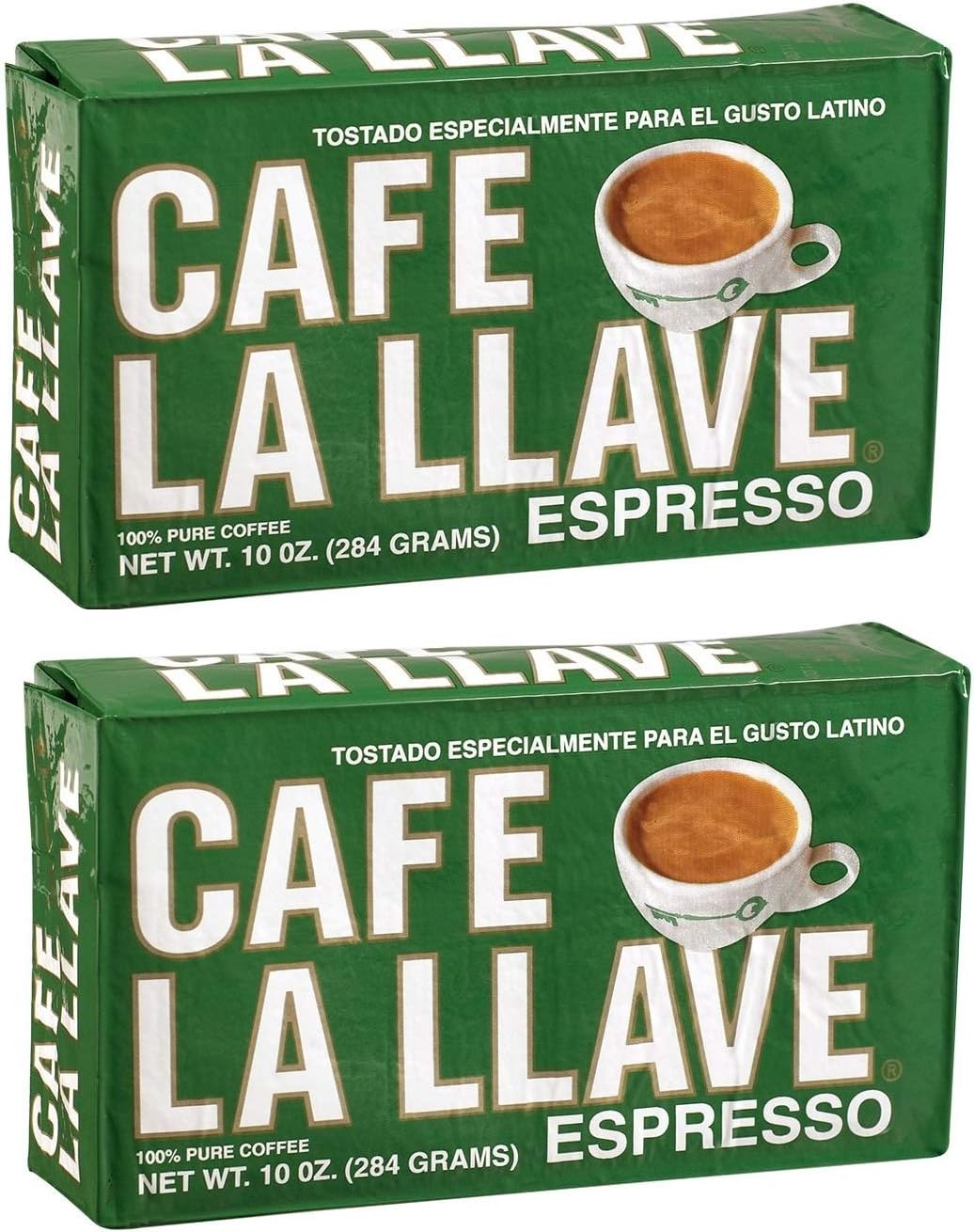 2 X Cafe La Llave Espresso Brick, 10 Ounce