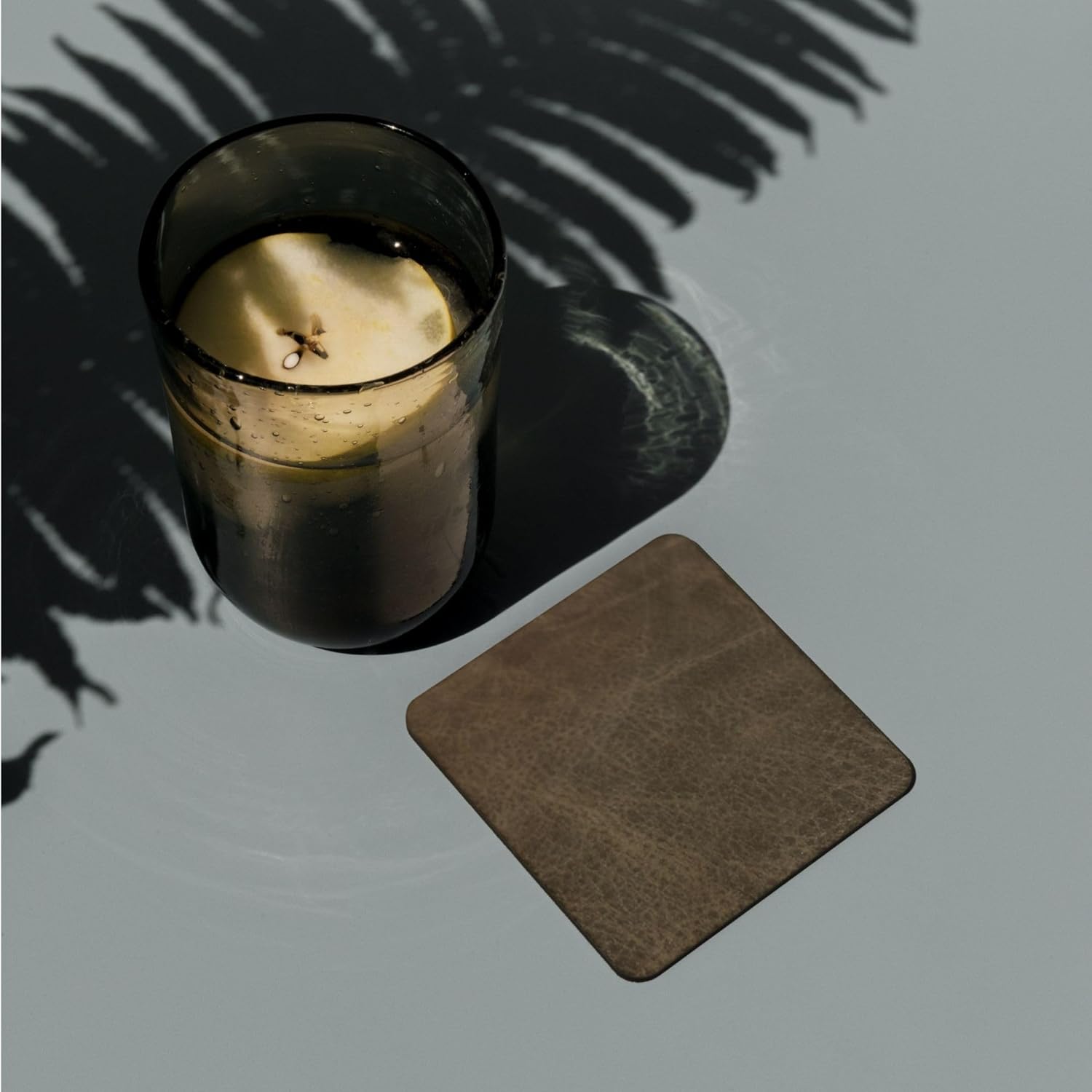 Faux Leather Fabric, Thick Durable Synthetic Repholstery Leather Vinyl, Soft Touch Distressed DIY and Craft Material - 5 Yard Roll (Pewter)