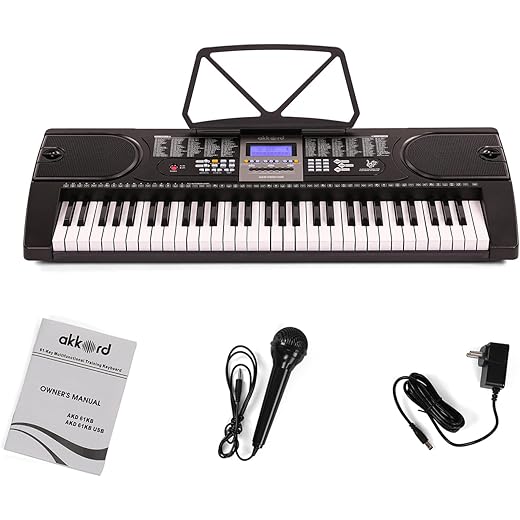 Akkord 61-Key Electronic Keyboard