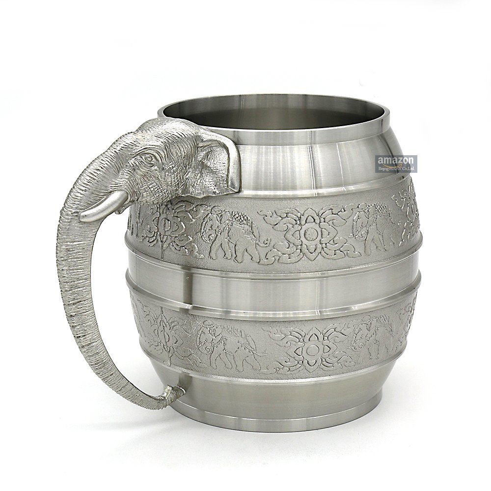 Amazon.co.jp: Oriental Pewter ビアマグ スズ97％以上 【錫97