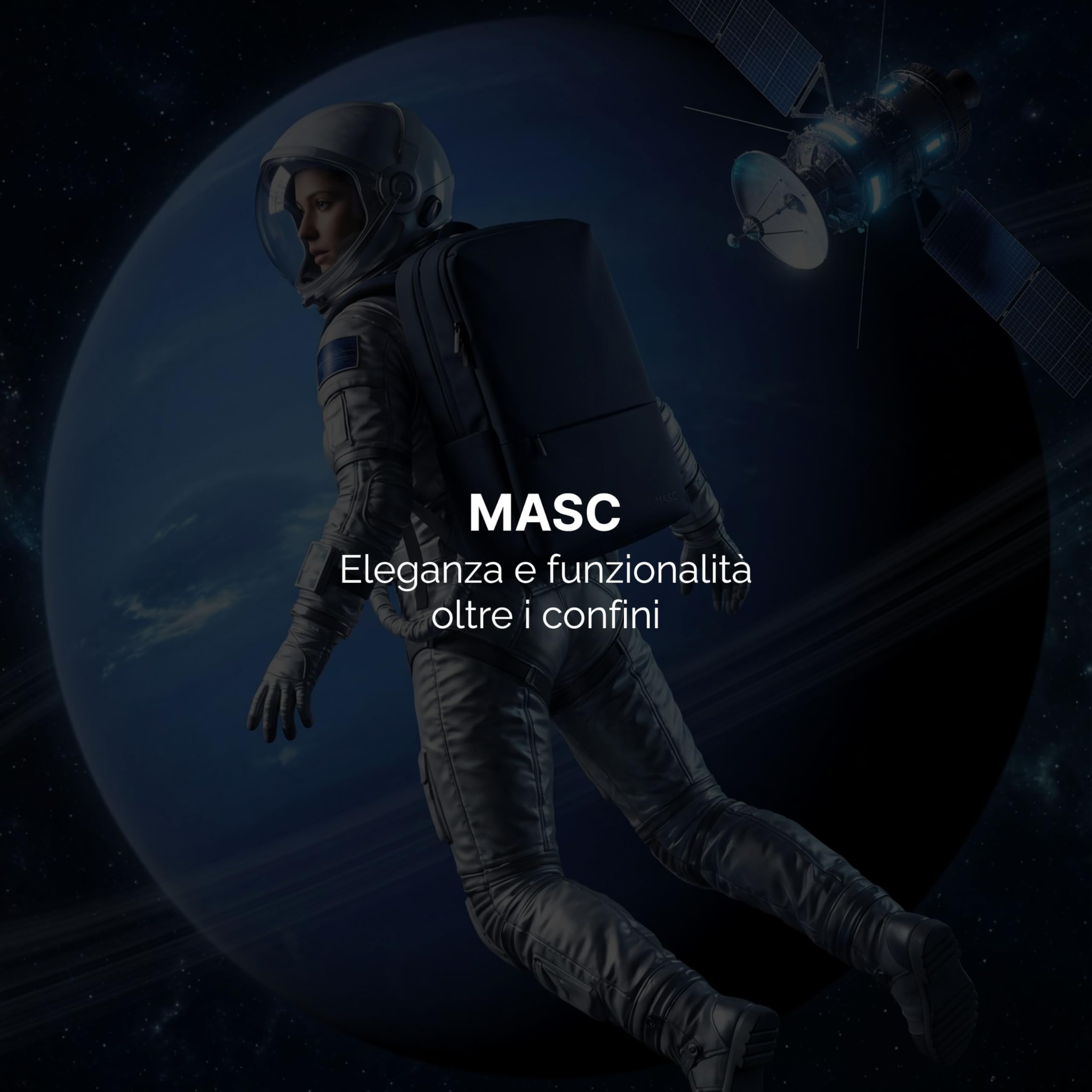 MASC Zaino Porta PC da Lavoro, Ideale per l’Ufficio è uno Zaino Elegante Business, Impermeabile e Professionale