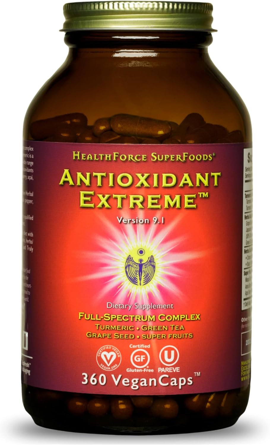 HEALTHFORCE SUPERFOODS Antioxidant Extreme – 360 Vegan Capsules