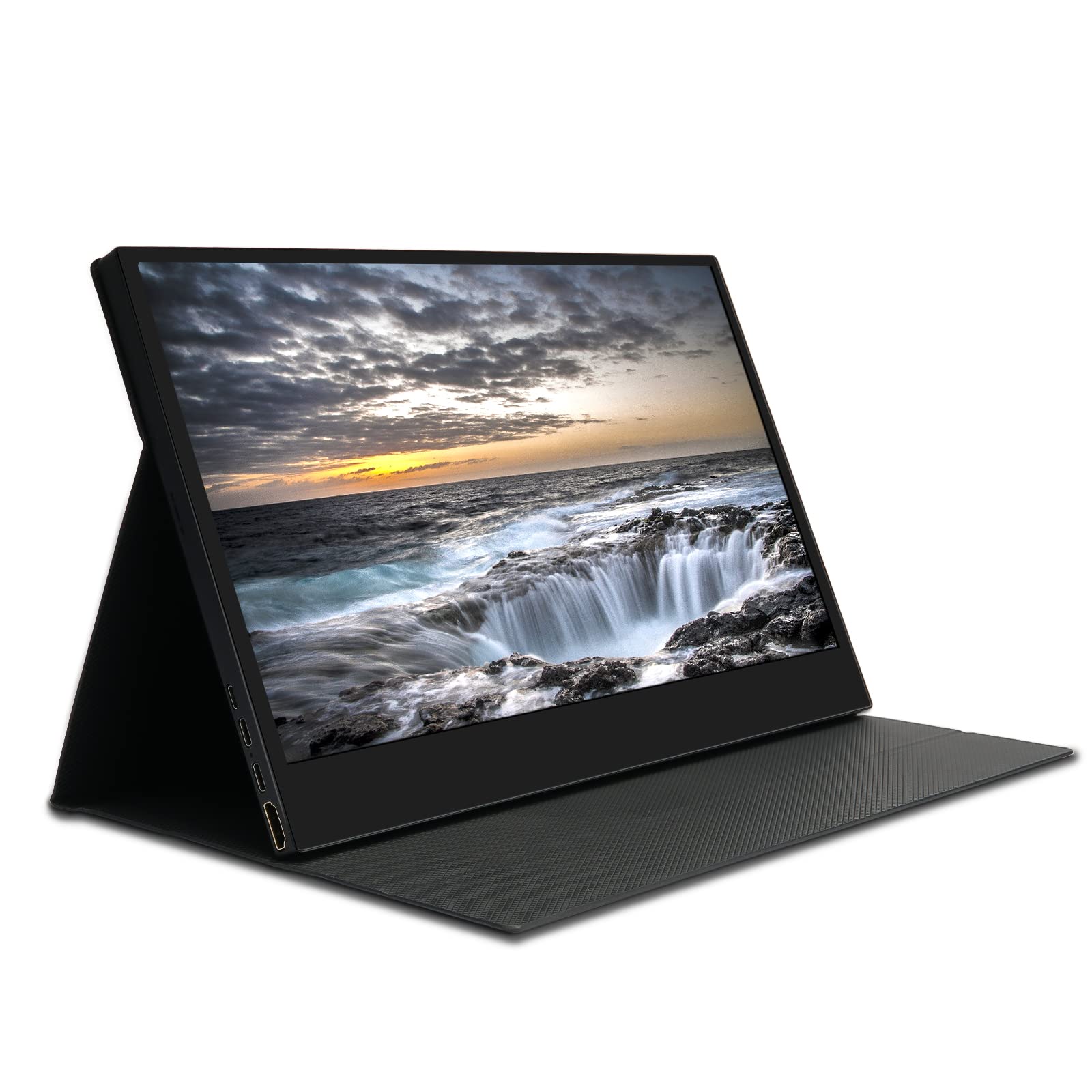 Portable Touchscreen Monitor, WIMAXIT 13.3 Inch IPS Type-C Monitor, 1920X1080 16:9 Display,10 Points Capacitive Touch Monitor Compatible for PS4 PS5 PC Laptop Switch Xbox One Android Phone