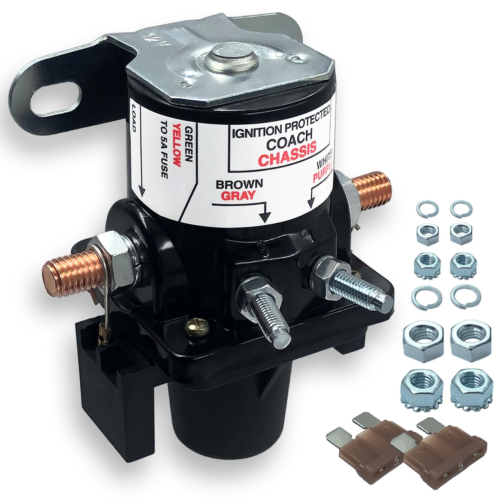 Battery Disconnect Relay Solenoid Car Remote Control Battery