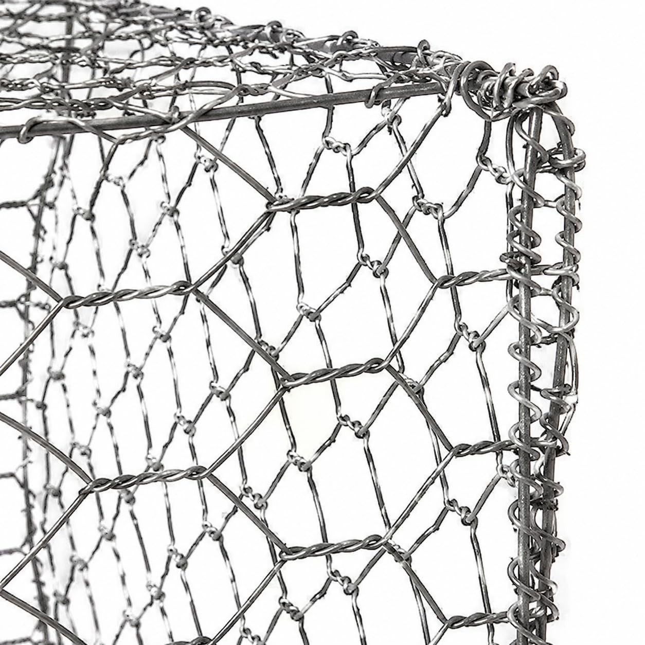 Malla Galvanizada de Alambre Maleable Compuesta de Acero Bajo en Carbono PVC y PE Adecuada para Reparaciones Agrícolas Separación de Áreas Formación de Compost Espacios de Trabajo, 10 * 12