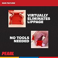 Vista 3 de Tuscan Pearl Seamclip Truspace Red Azulejos de 3/8" a 1/2" Caja de 1000