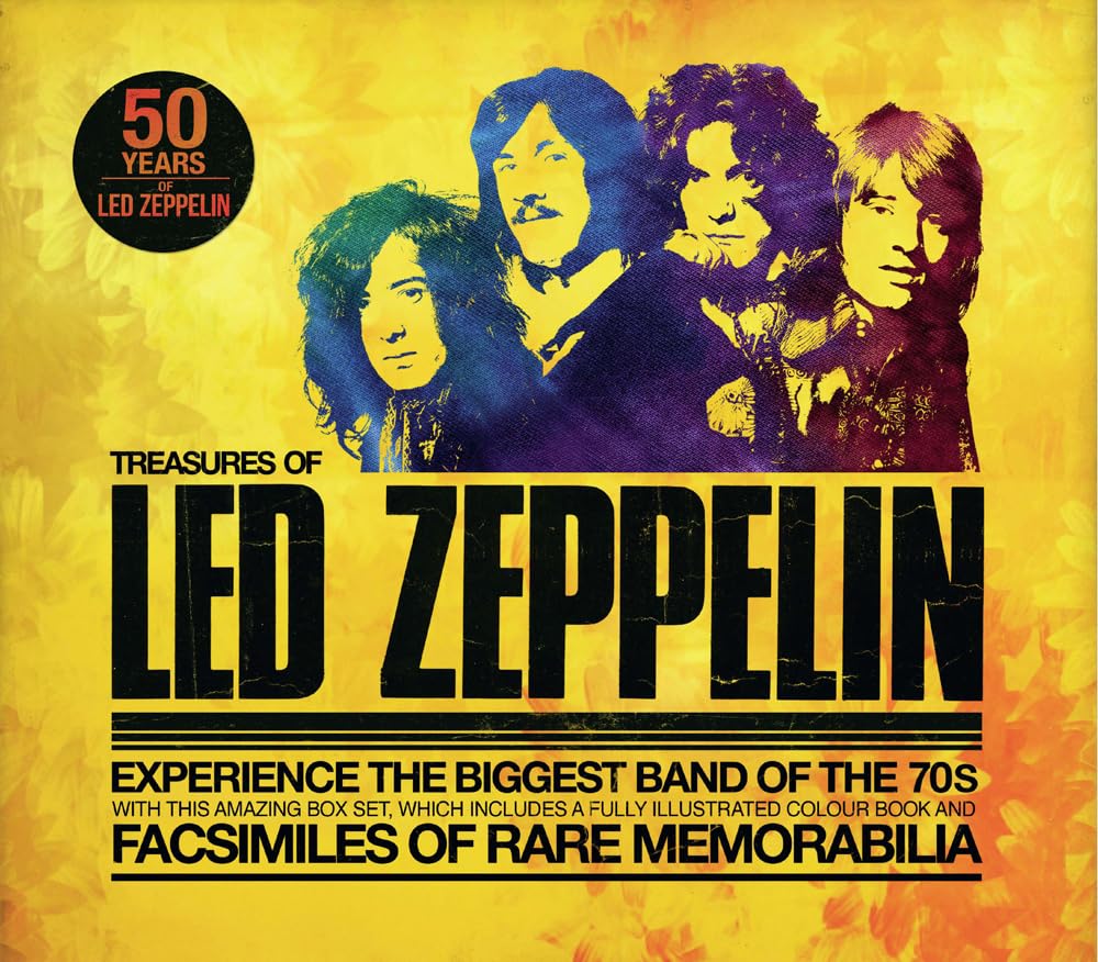 Treasures of Led Zeppelin livre archives musique biographie groupe rock
