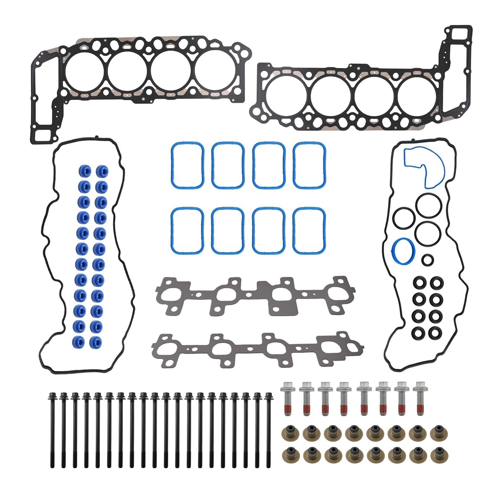 Set Di Guarnizioni Della Testata Motore E Bulloni Del Cilindro for Autoveicoli for V8 Da 4,7 Litri 2004-2007 ES71129 Con MLS Kit Completo Paraolio