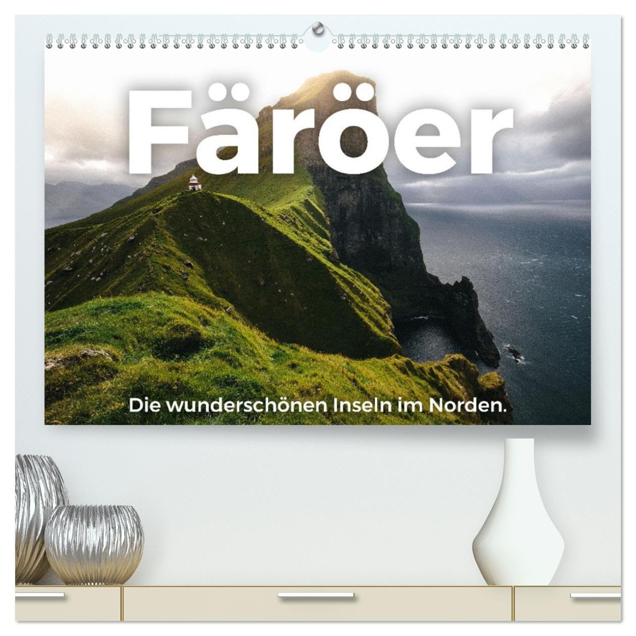 Färöer - Die wunderschönen Inseln im Norden. (hochwertiger Premium Wandkalender 2026 DIN A2 quer), Kunstdruck in Hochglanz: Kommen Sie mit auf eine außergewöhnliche Entdeckungsreise in den Färöer.