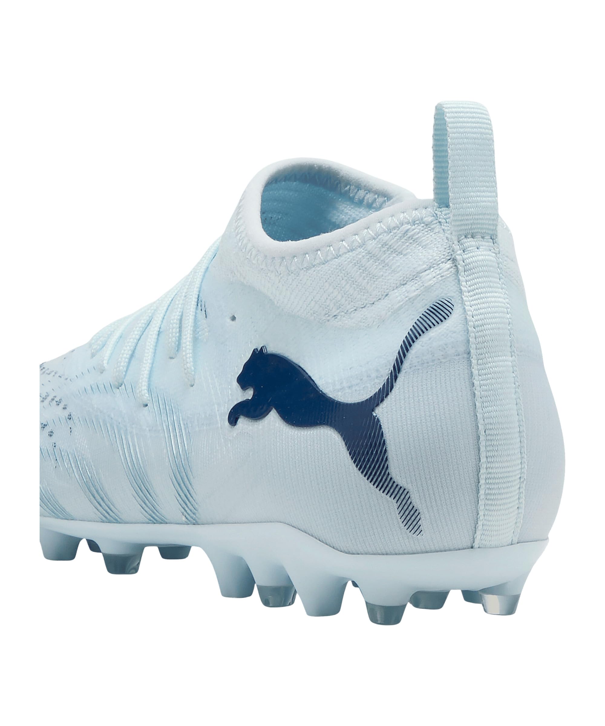 PUMA Future 9 Match MG JR - Scarpa da Calcio Icy Blu-Blu, Taglia 36, Gioiello Blu Ghiaccio, 35 EU
