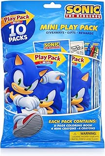 Bendon Sonic the Hedgehog Coloring and Activity Books (Mini Play Packs)