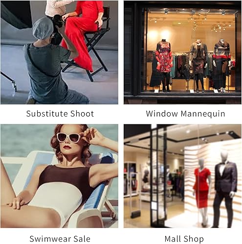 Miniatura 6 de Maniquí inflable femenino, forma de exhibición de medio cuerpo, forma de vestido de torso superior para exhibición de ropa