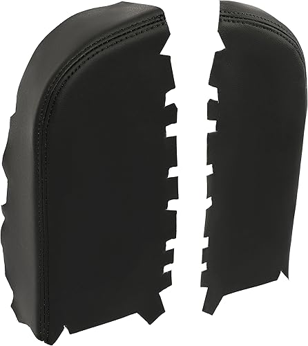 Miniatura 9 de HECASA Paneles de cubierta para reposabrazos de puerta delantera, compatibles con Honda Pilot PVC 2009-2015, color negro