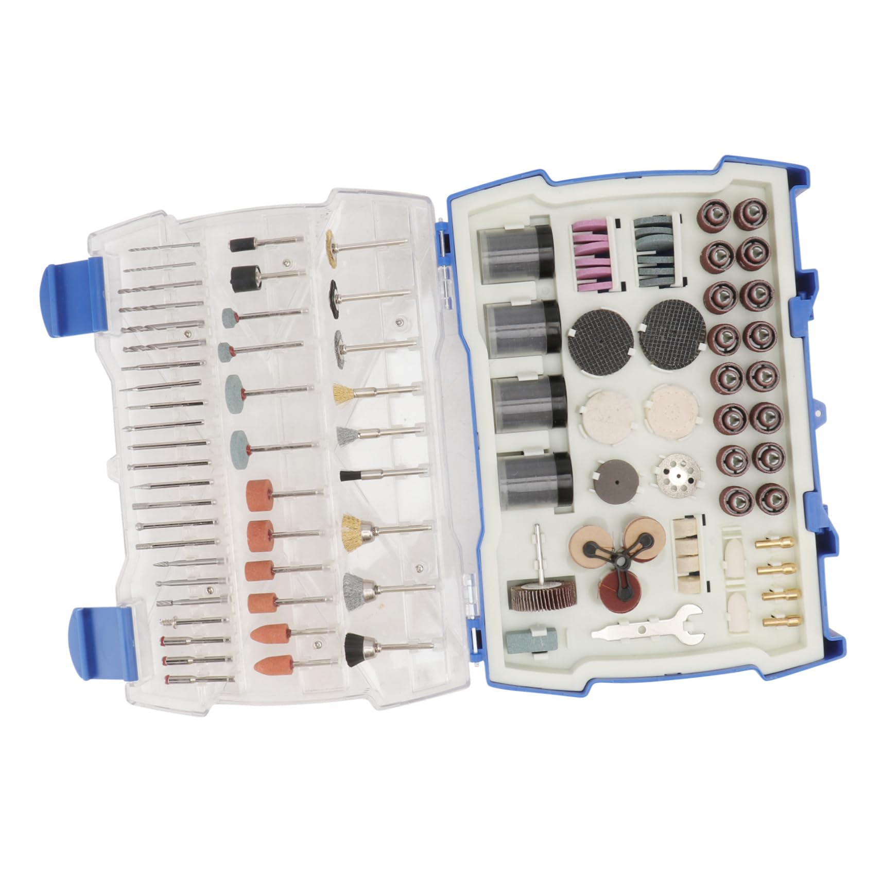 Kit de Accesorios para Herramientas Rotativas de 365 Piezas para Pulido | Juego de Rectificado de Gemas, Acero y Goma, Uso DIY en Madera y Cerámica