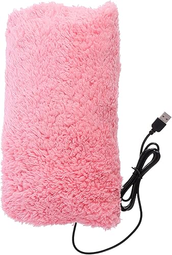VORCOOL Almohadilla térmica manos USB, guante de calefacción eléctrico ultra suave, franela de calentamiento rápido, botella de agua caliente,