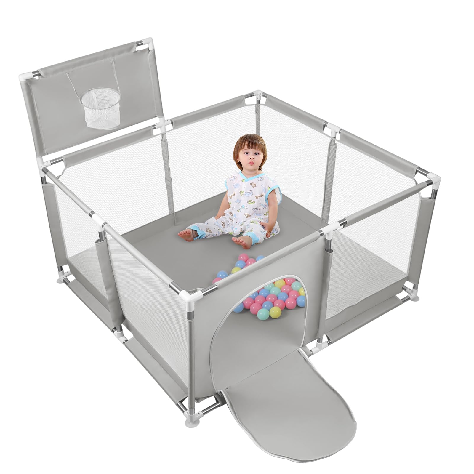 Deactive)Hengda Parc Bébé Pliable, Parc Enfant Modulable Avec, Pour