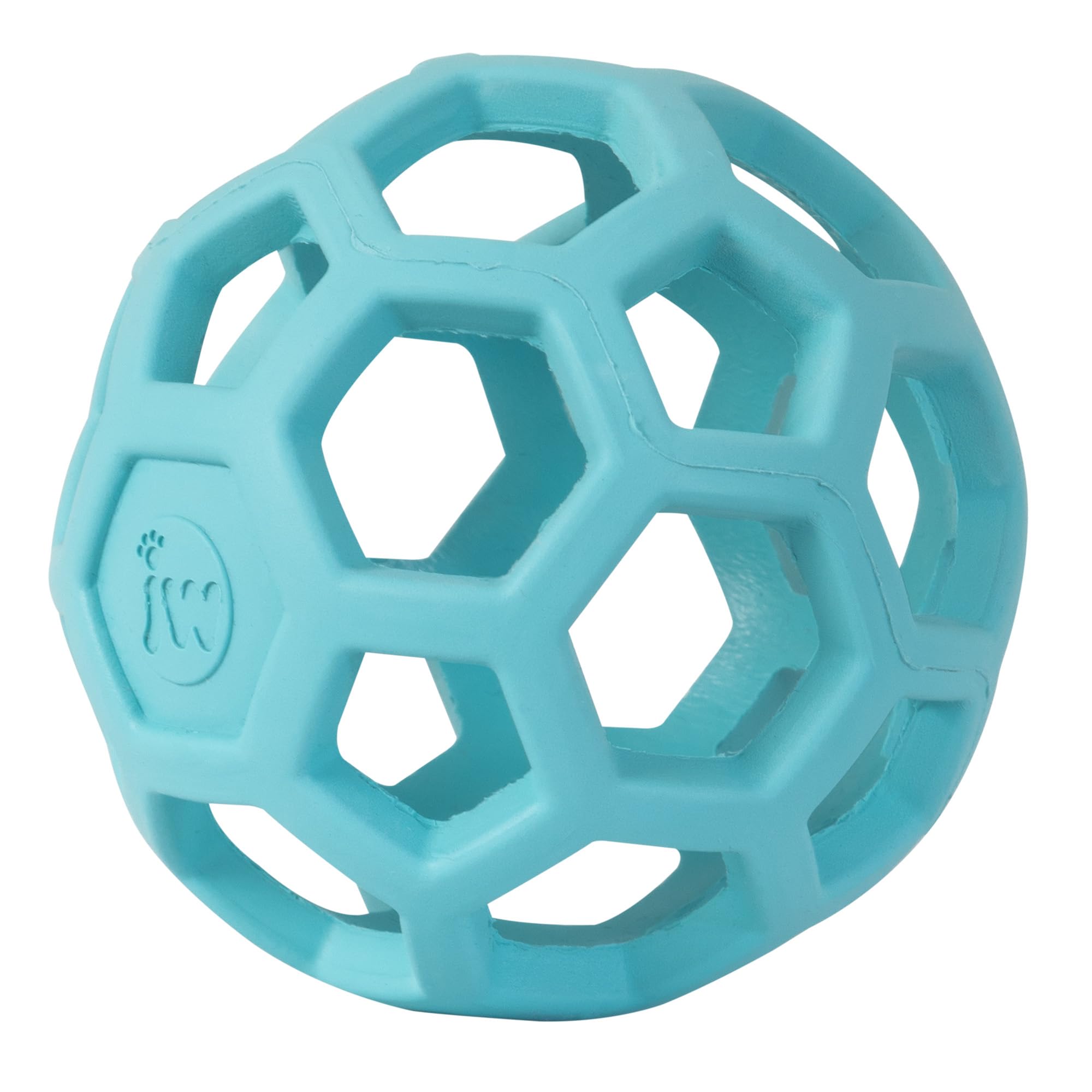 JW Pet HOL-ee Roller™, zabawka dla psa, piłka puzzle, kauczuk naturalny, duży (średnica 14 cm), niebieska
