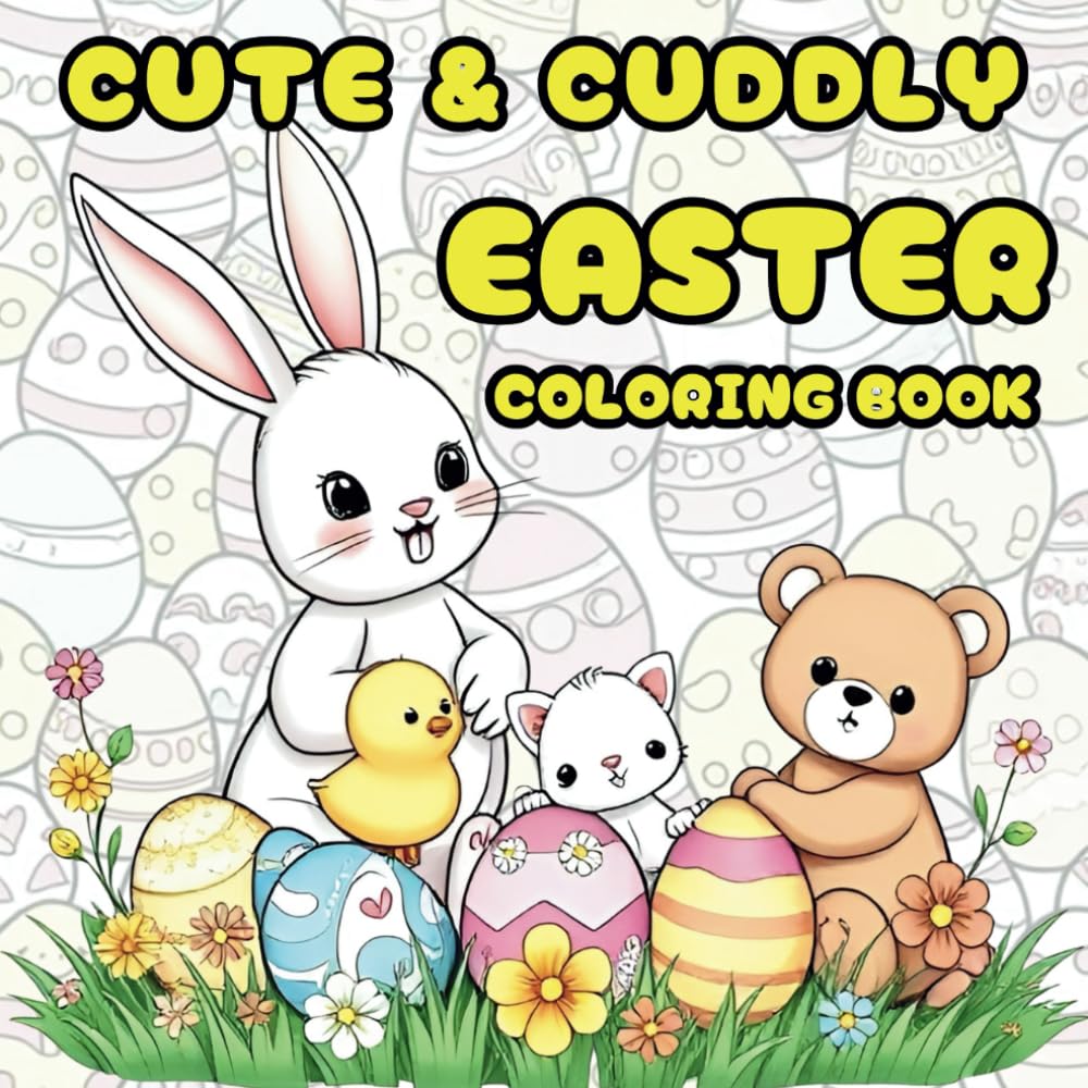 Cute & Cuddly Easter Coloring Book