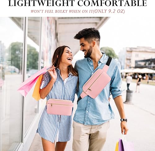 Miniatura 7 de CXWMZY Riñoneras para mujeres y hombres, riñoneras con múltiples bolsillos, gran capacidad, linda riñonera casual para Disney, viajes, compras,