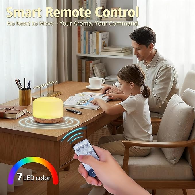 Difusor de Aromas Eléctrico 500ml con Control Remoto miniatura 6