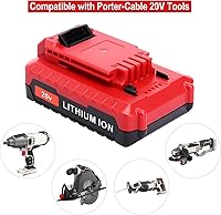 Vista 4 de Paquete de 2 baterías de litio de 3.0Ah 20V MAX de repuesto para cable Porter 20V batería PCC680L PCC681L PCC685L PCC682L PCC685LP PCC680LP PCC600