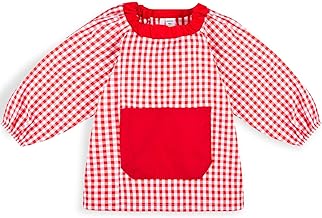 HOMYBABY® Babi Escolar Infantil Guarderia y Colegio - Bata Escolar Niño y Niña - Baby Escolar Infantil fácil de poner y quitar - Bolsillo y Puños Cerrados