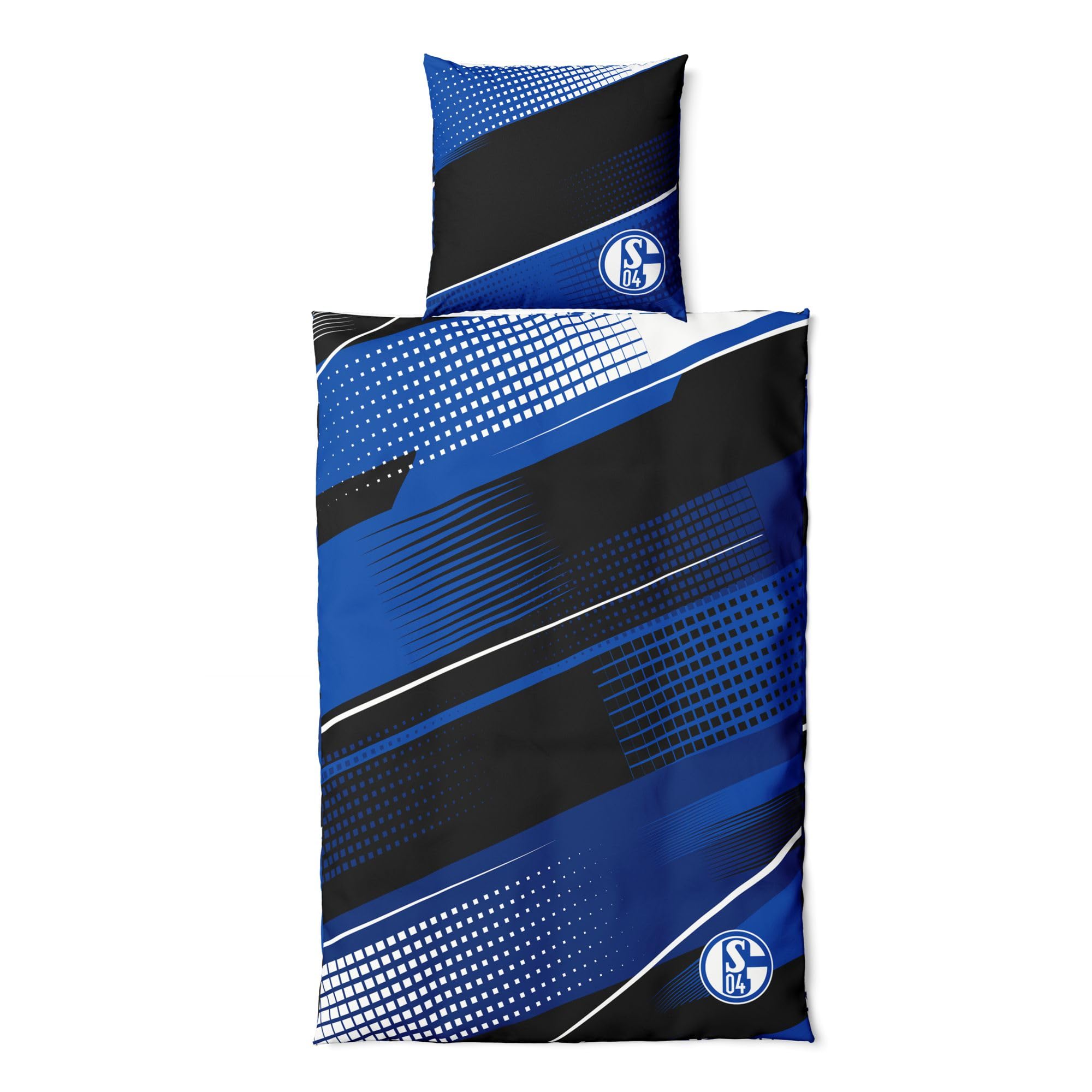 FC Schalke 04 Bettwäsche schwarz blau 135x200cm+80x80