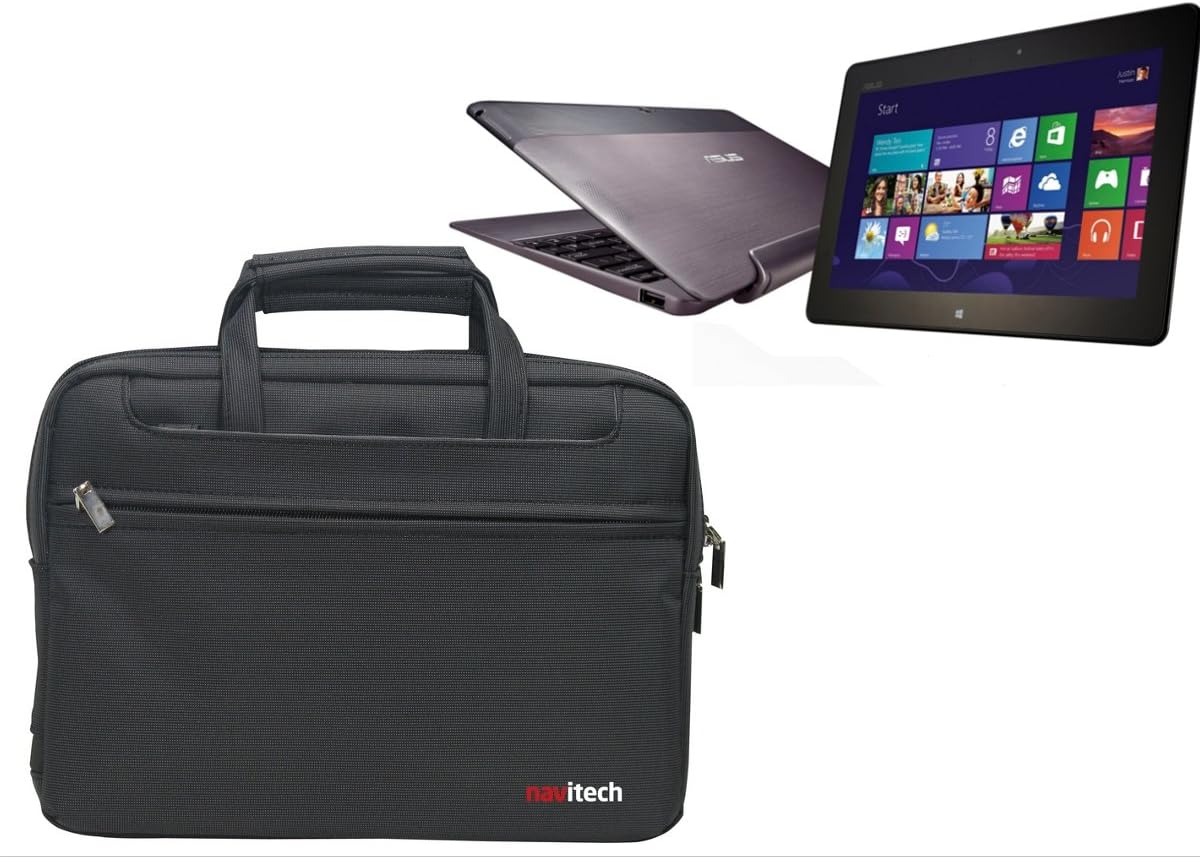 Navitech Black Ultrabook/Laptop/Notebook Case Cover Bag Compatible with The Asus Vivo Windows 8 Tablet