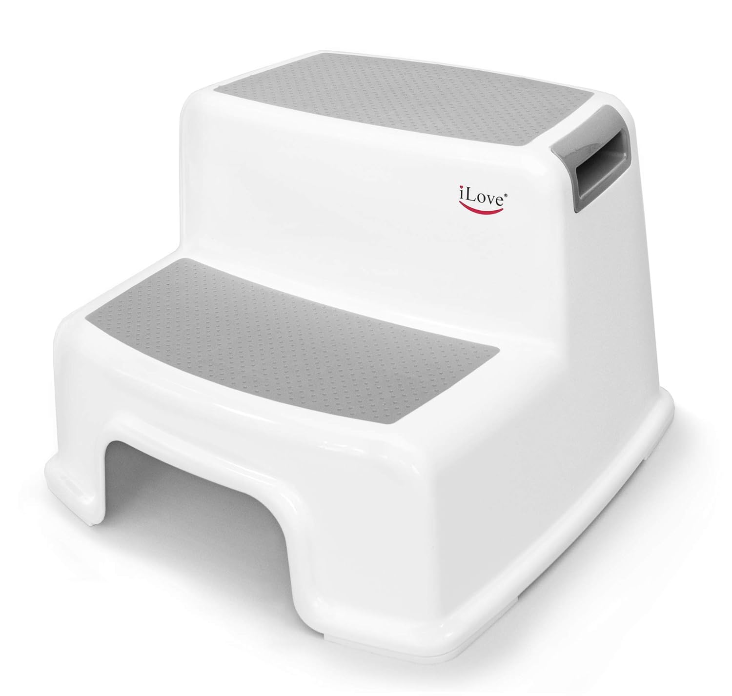 Wide+ 2 Step Stool for Kids (Pack of 1) | Toddler Stool for Toilet Potty Training | Slip Resistant Soft Grip for Safety as Bathroom Potty Stool and Kitchen Step Stool | Extra Wide Two Step | iLove : Baby