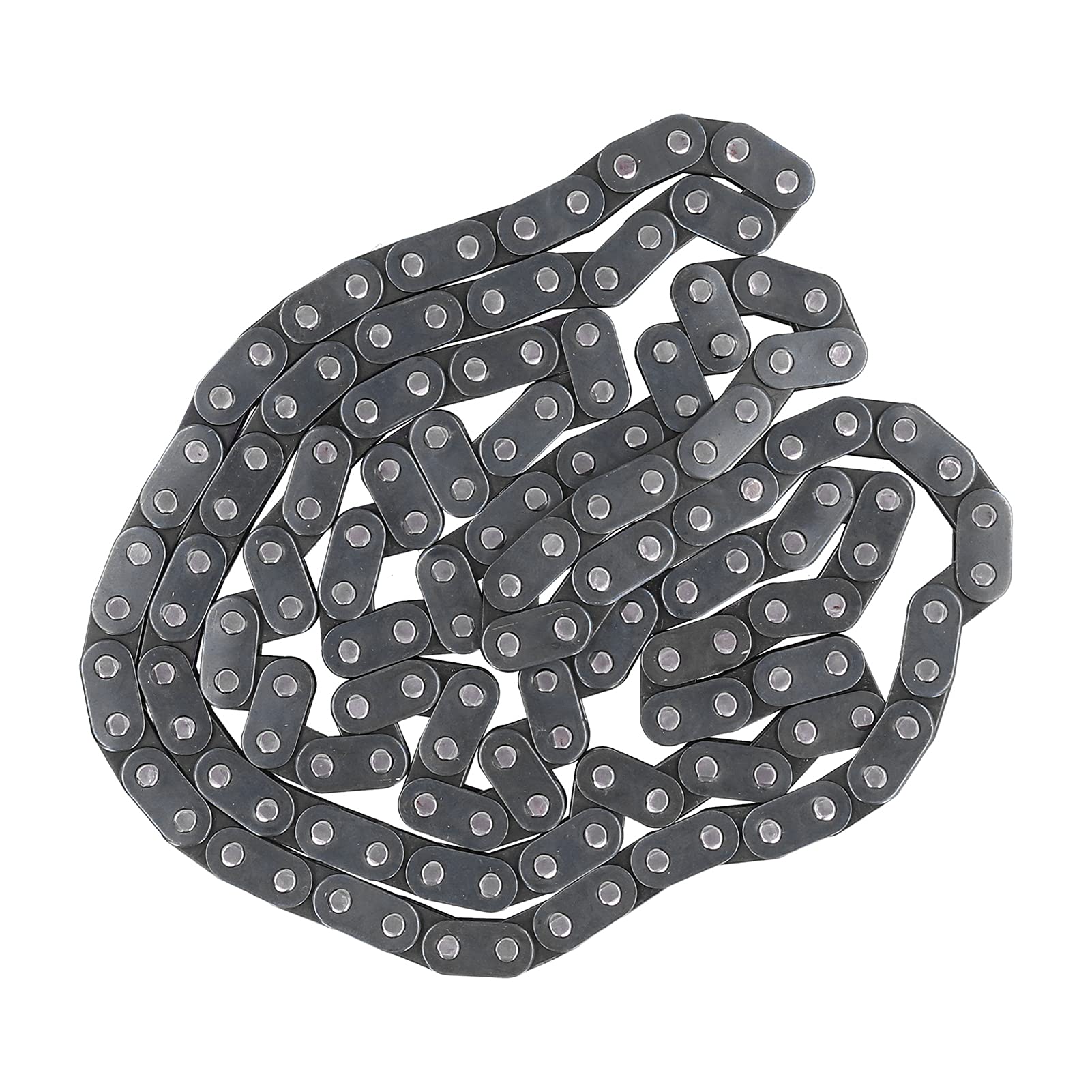 150 Links Kette Hochfestigkeit Stahl, Resistent, Quad -Dirt -Bike -ATV -Zubehör, Professionelle Ausrüstungstestabstand für Mini -Gruben -Pocket -Quad -Dirt -Bike ATV