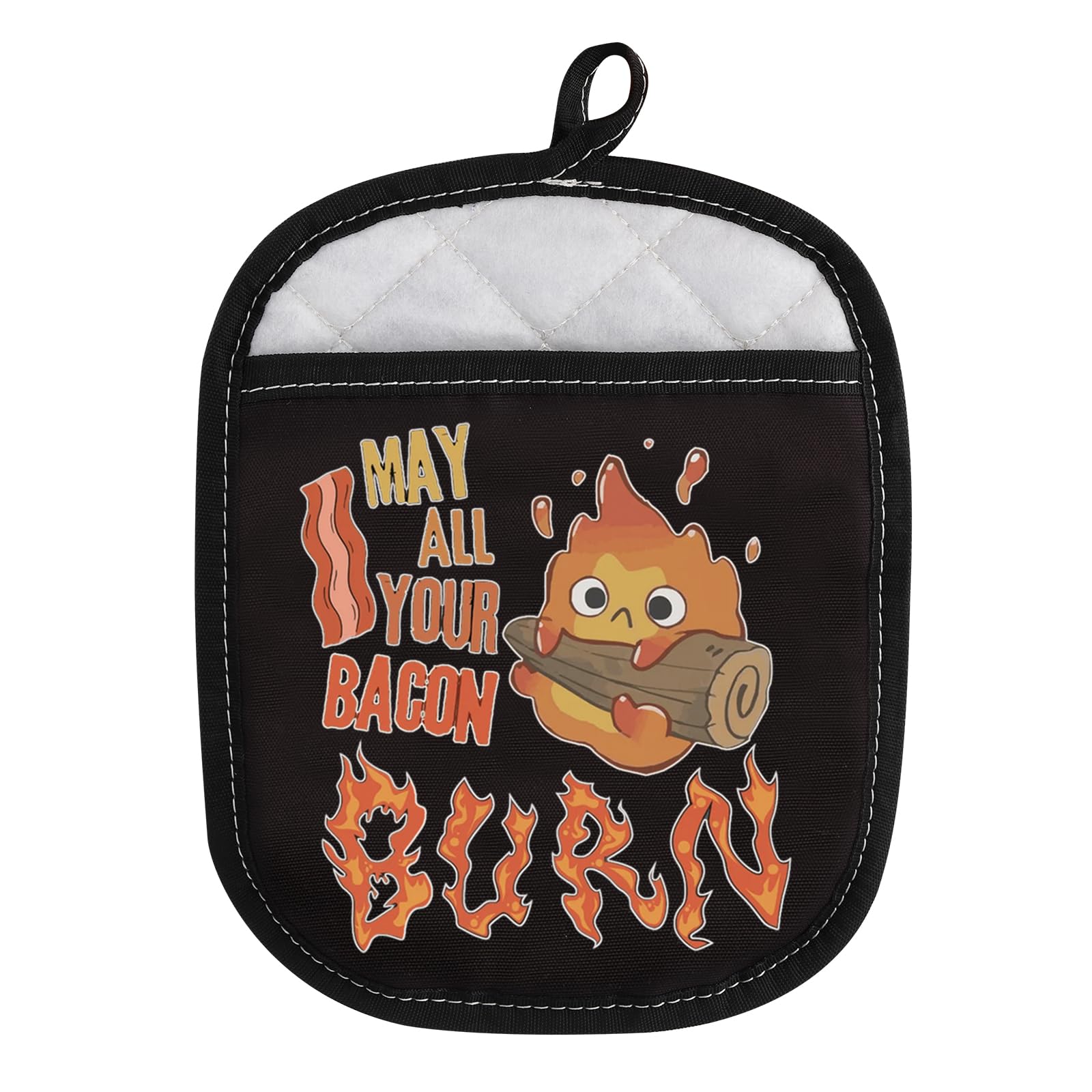 Manique de four Anime Calcifer pour ne plus jamais se brûler en sortant les plats