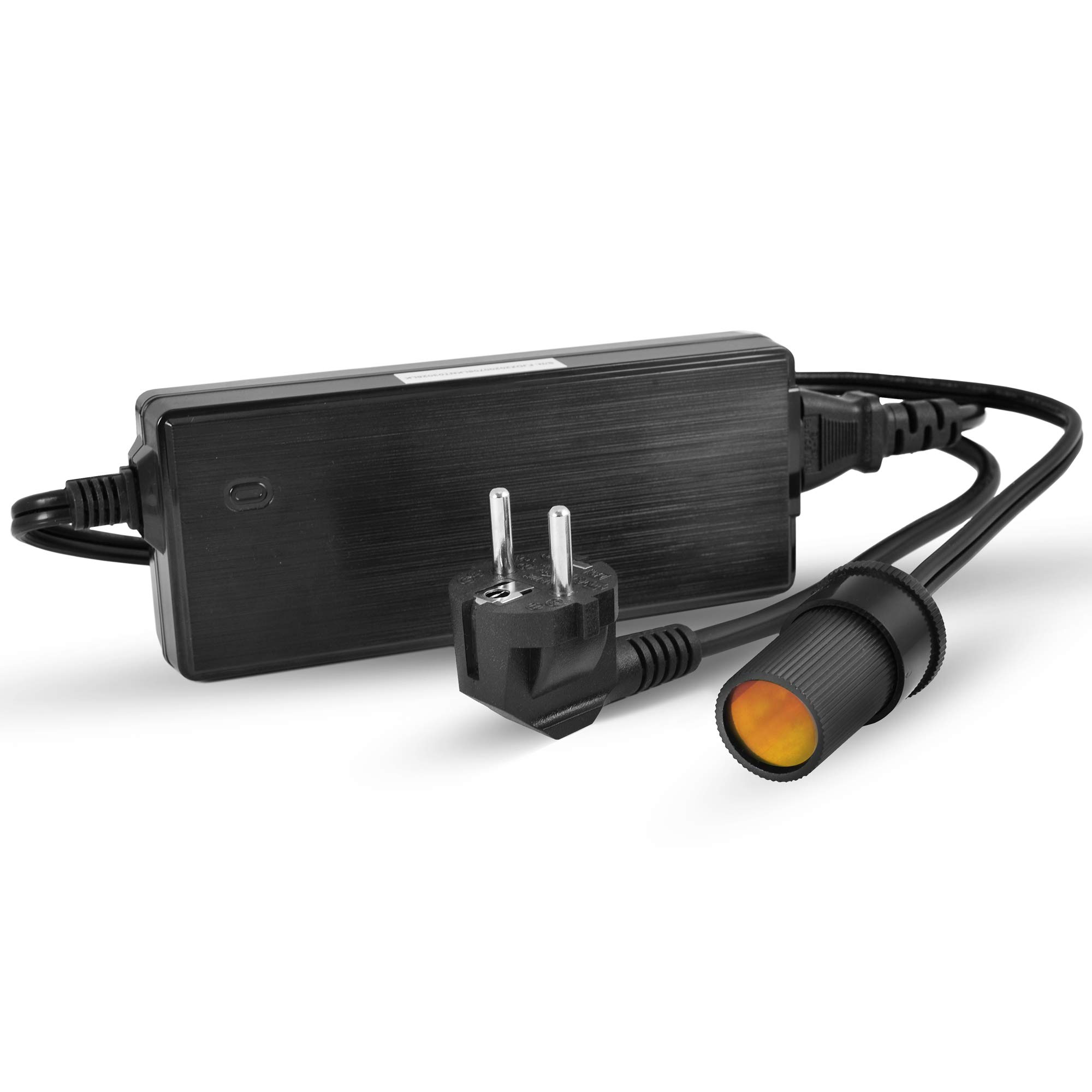 LEICKE KFZ Netzteil Stromwandler Gleichrichter 120W | TÜV |12V 10A AC DC mit Zigarettenanzünderbuchse | KFZ Netzadapter Spannungswandler 230V auf 12V