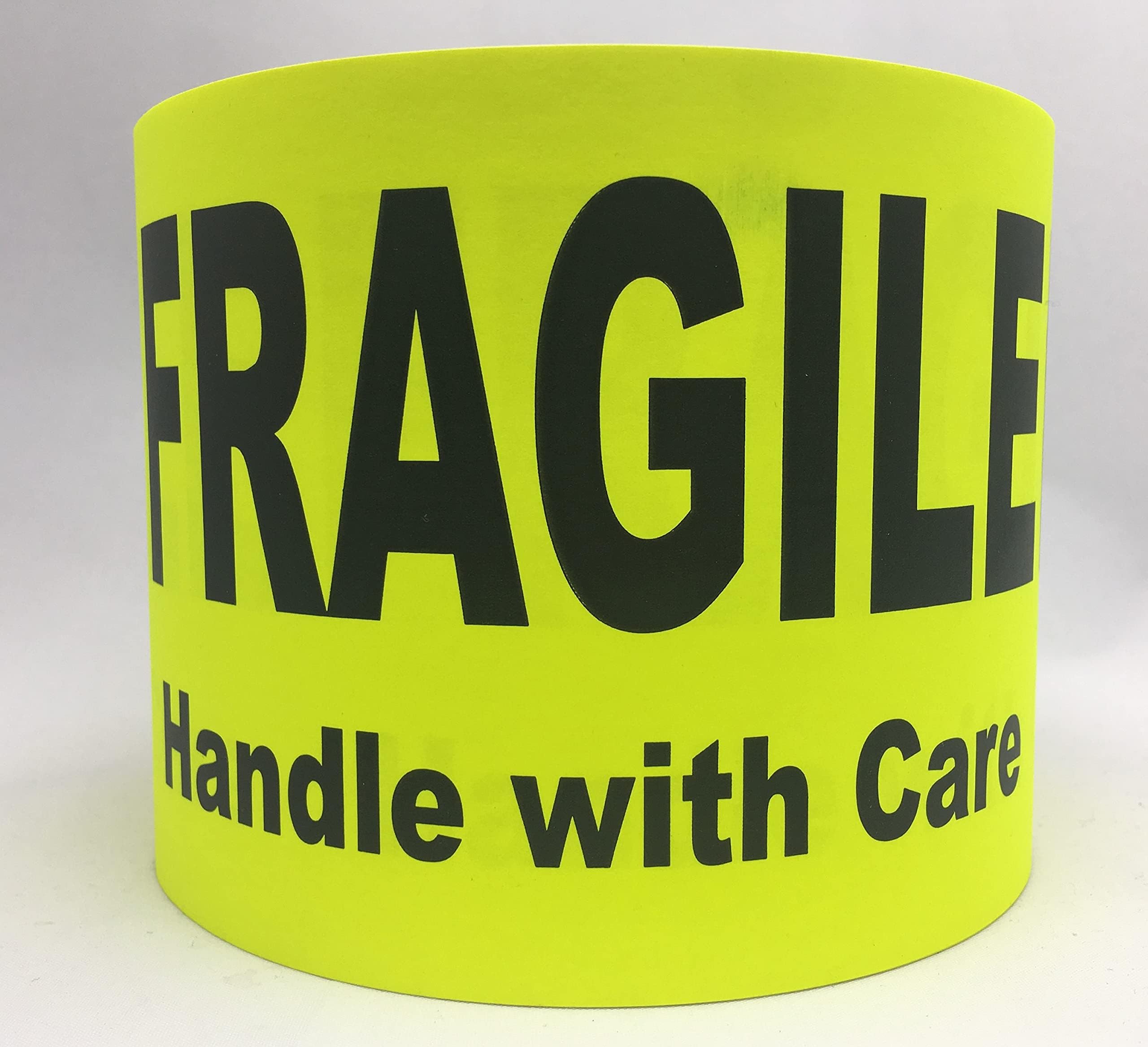 1 Roll Large 4x6 Yellow Fragile Handle with Care Special Handling Shipping Pallet Stickers 250 Labels per roll
