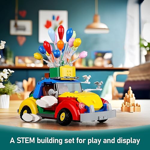 Miniatura 2 de AoHu Ideas Beetle - Juego de juguetes de construcción de automóviles con globos, proyectos STEM para niños de 8 a 12 años, un regalo divertido para